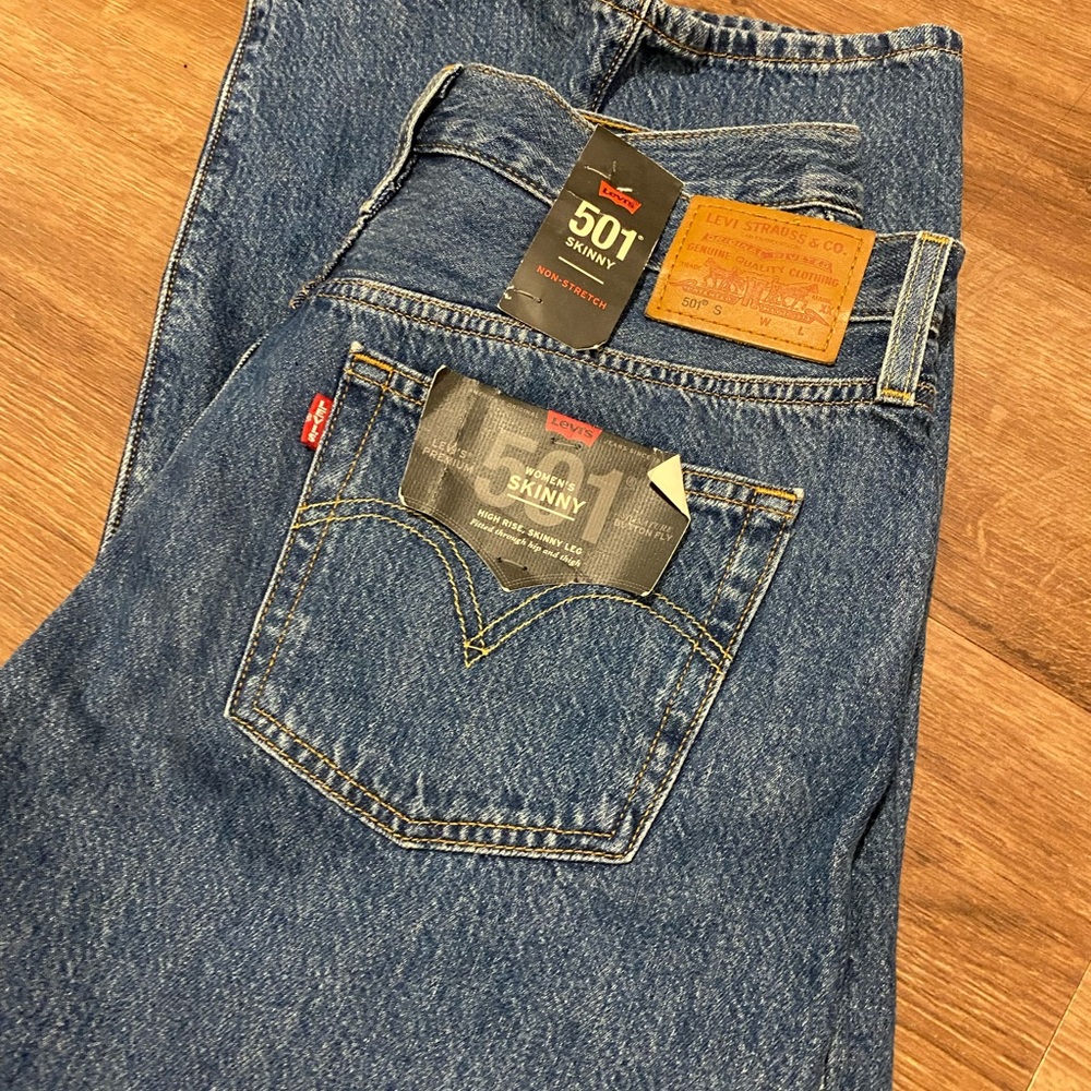 Levis skinny 501 non stretch 31x30